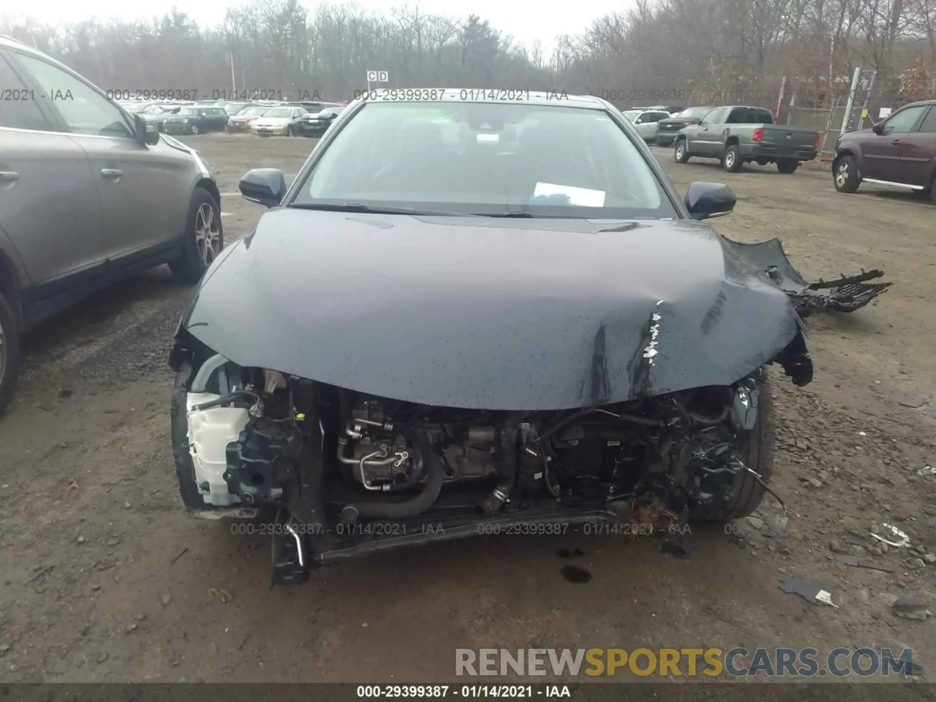 6 fotografías del automóvil dañado 4T1B61HK8KU756329 TOYOTA CAMRY 2019