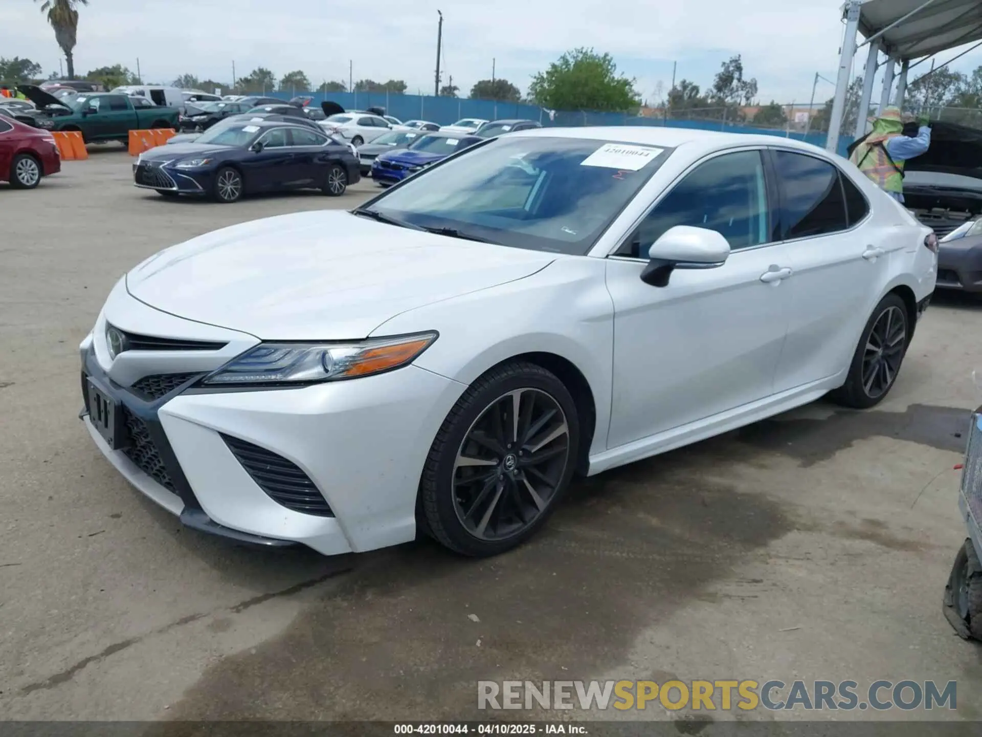 2 fotografías del automóvil dañado 4T1B61HK8KU803178 TOYOTA CAMRY 2019