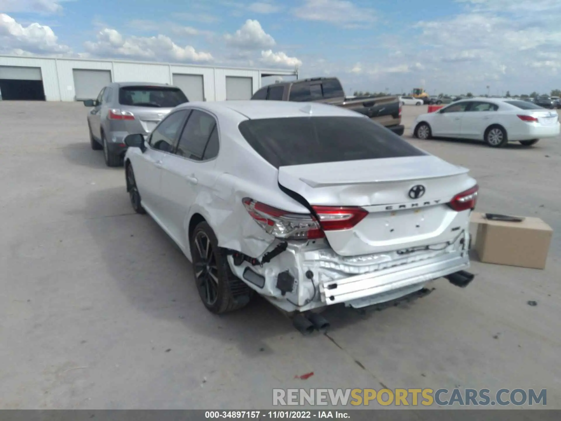 6 fotografías del automóvil dañado 4T1B61HK8KU842983 TOYOTA CAMRY 2019