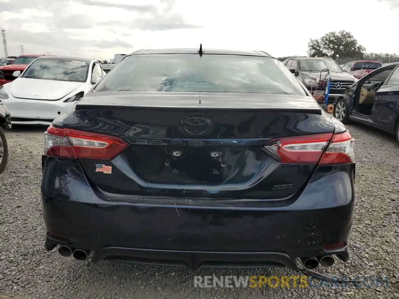 6 fotografías del automóvil dañado 4T1B61HK9KU795818 TOYOTA CAMRY 2019
