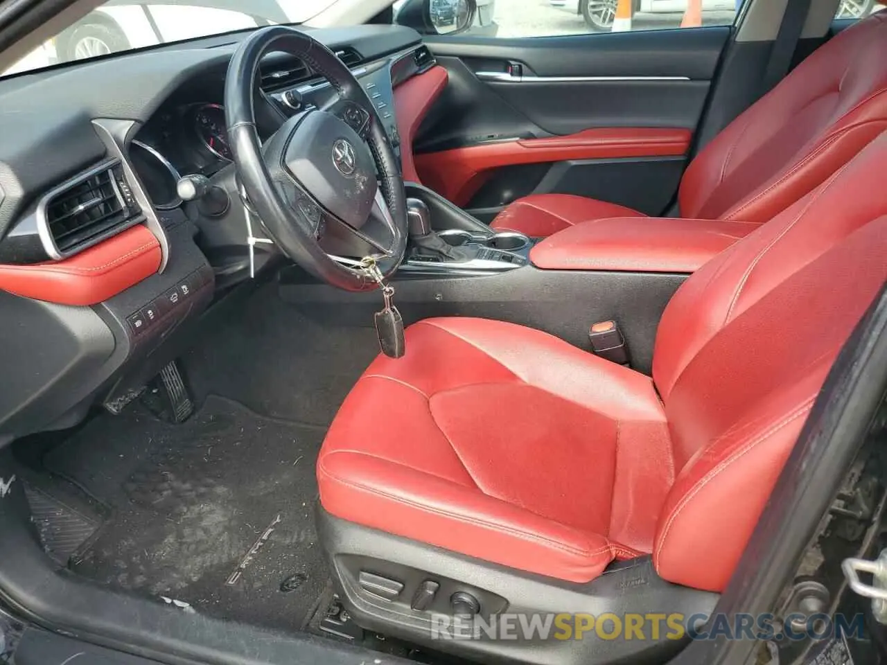 7 fotografías del automóvil dañado 4T1B61HK9KU825030 TOYOTA CAMRY 2019