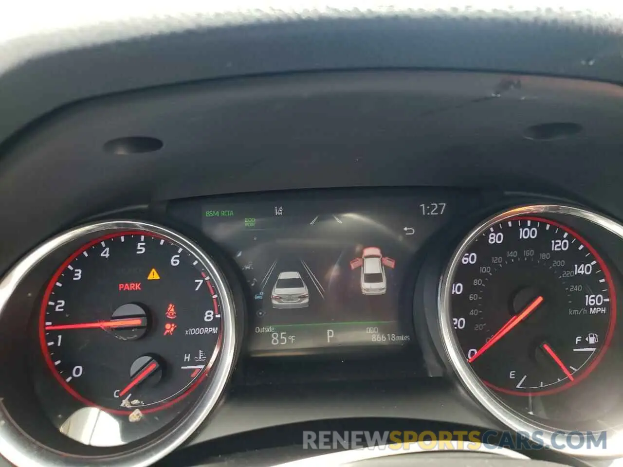 8 fotografías del automóvil dañado 4T1B61HKXKU176743 TOYOTA CAMRY 2019