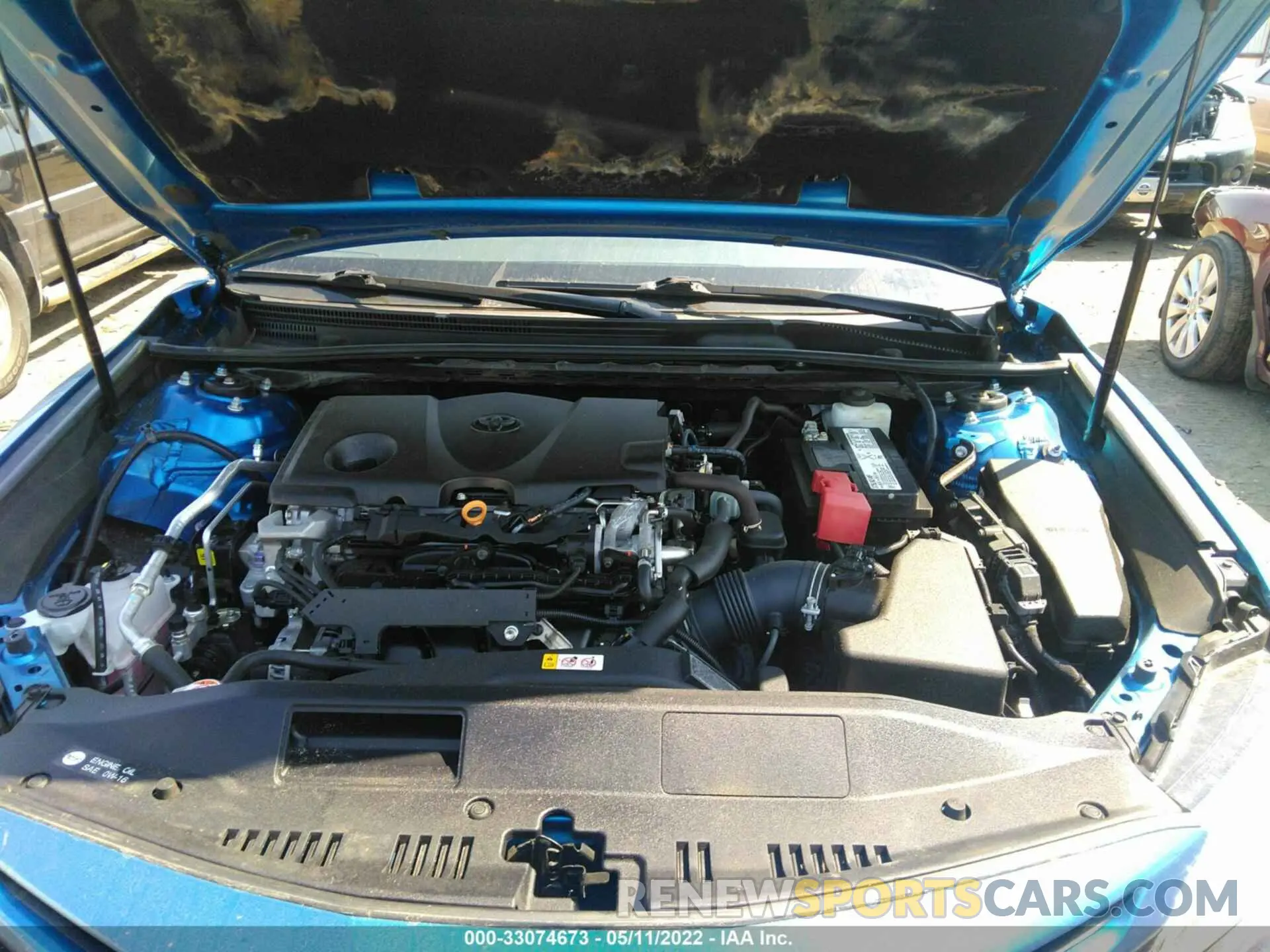 10 fotografías del automóvil dañado 4T1B61HKXKU246757 TOYOTA CAMRY 2019