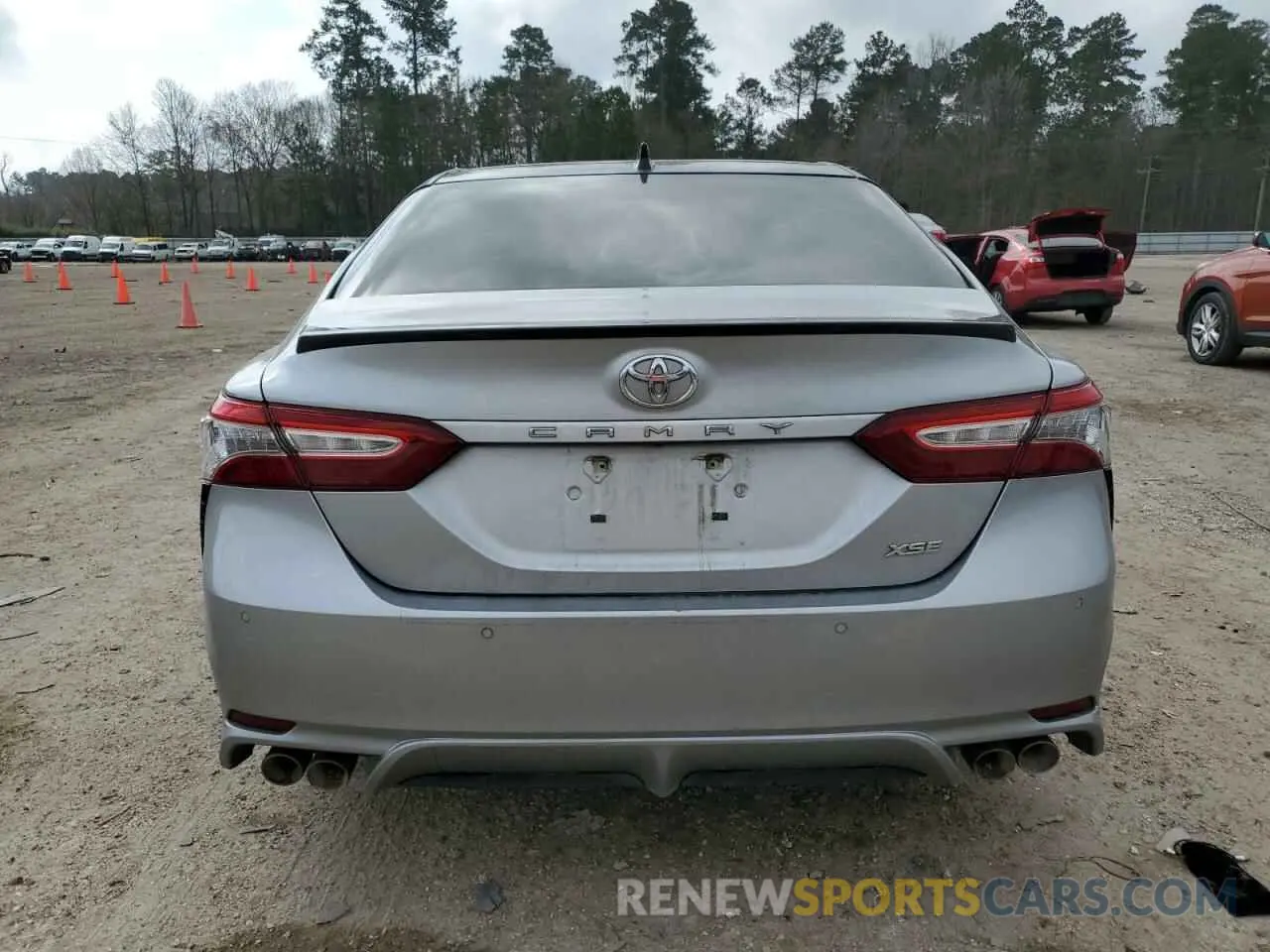 6 fotografías del automóvil dañado 4T1B61HKXKU280391 TOYOTA CAMRY 2019