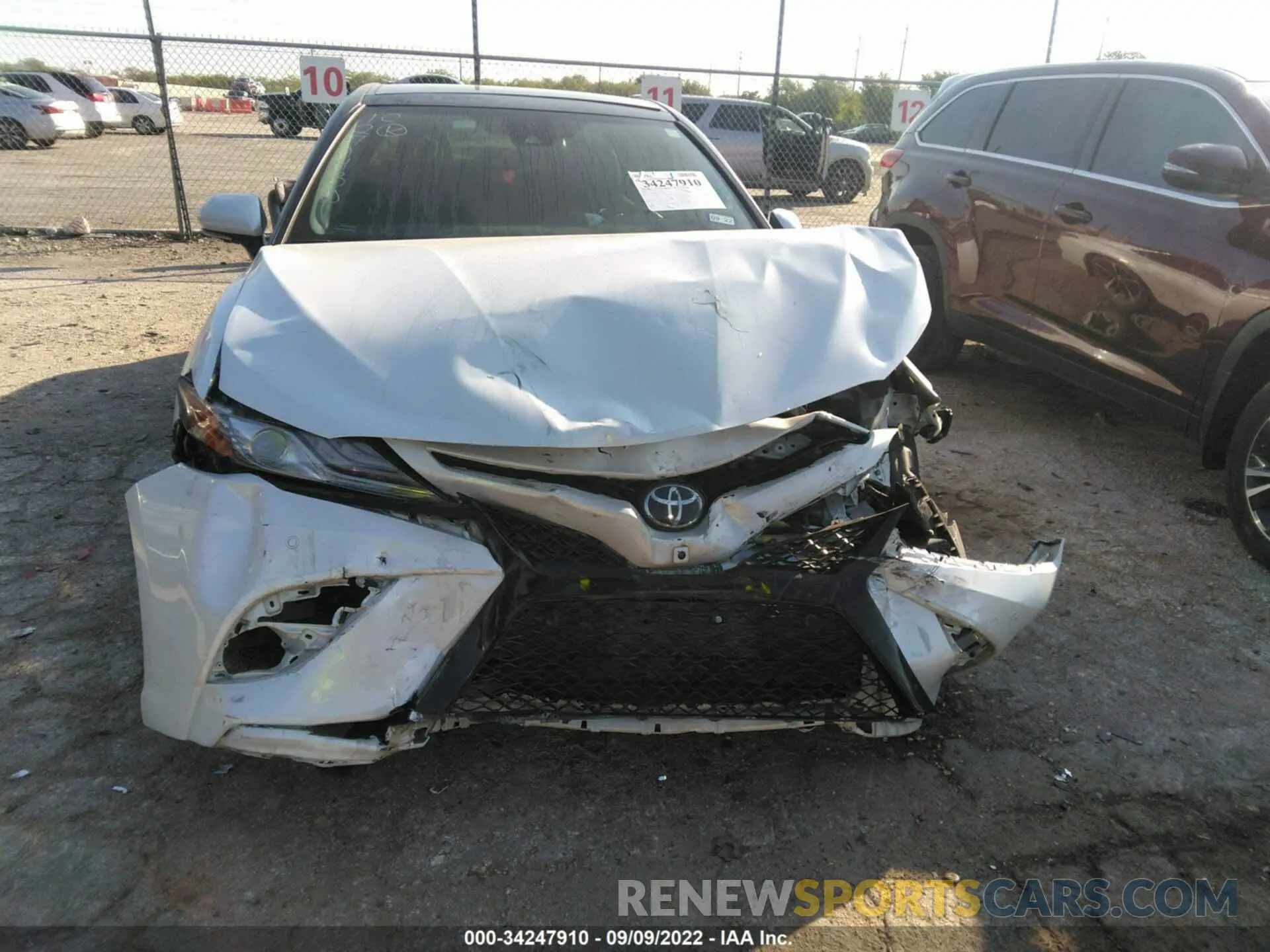 6 fotografías del automóvil dañado 4T1B61HKXKU296476 TOYOTA CAMRY 2019