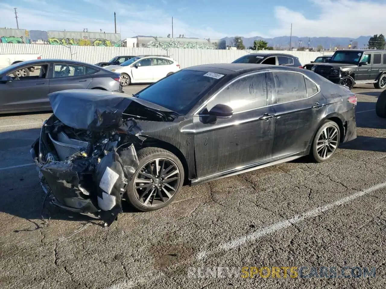 1 fotografías del automóvil dañado 4T1BZ1HK0KU031220 TOYOTA CAMRY 2019