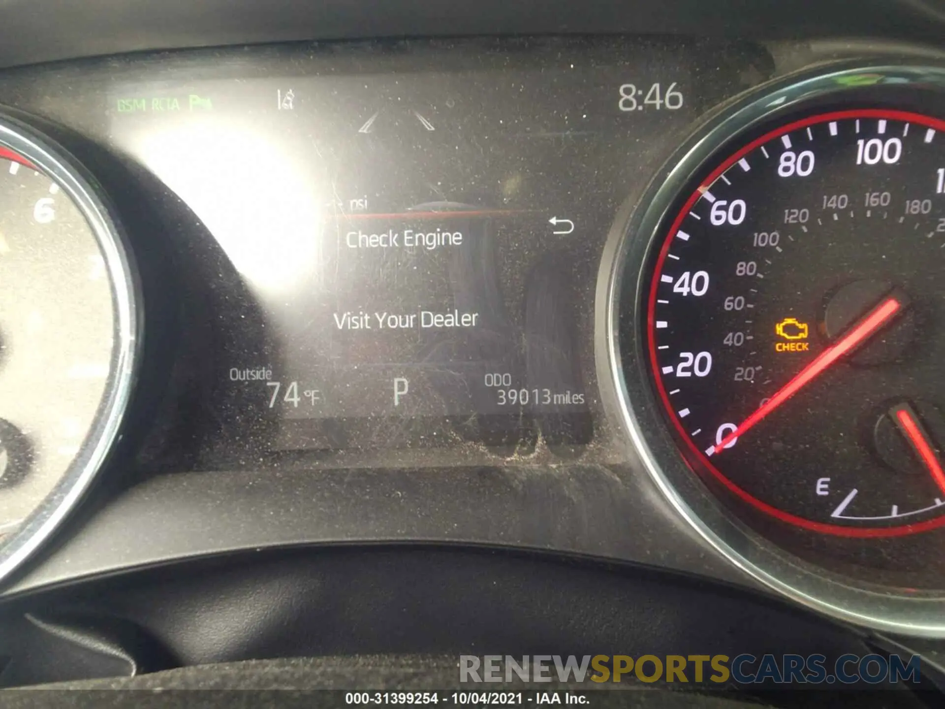 7 fotografías del automóvil dañado 4T1BZ1HK1KU027659 TOYOTA CAMRY 2019