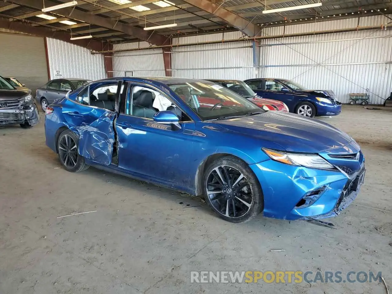 4 fotografías del automóvil dañado 4T1BZ1HK2KU025158 TOYOTA CAMRY 2019
