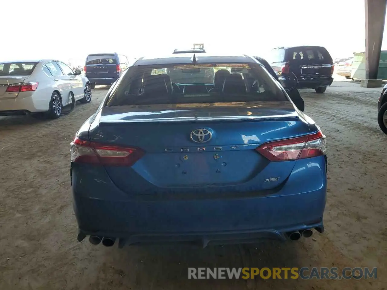 6 fotografías del automóvil dañado 4T1BZ1HK2KU025158 TOYOTA CAMRY 2019