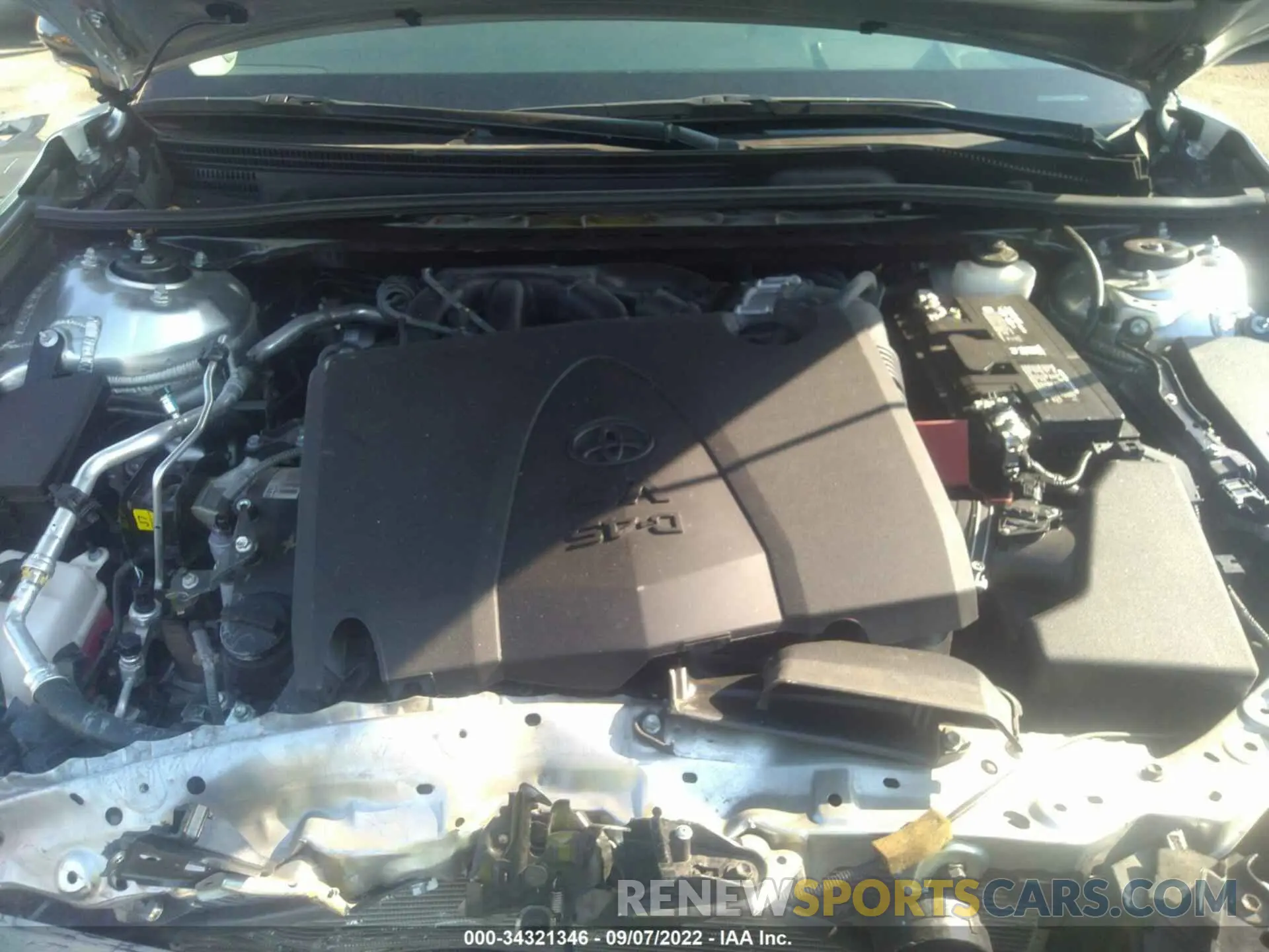 10 fotografías del automóvil dañado 4T1BZ1HK3KU027677 TOYOTA CAMRY 2019