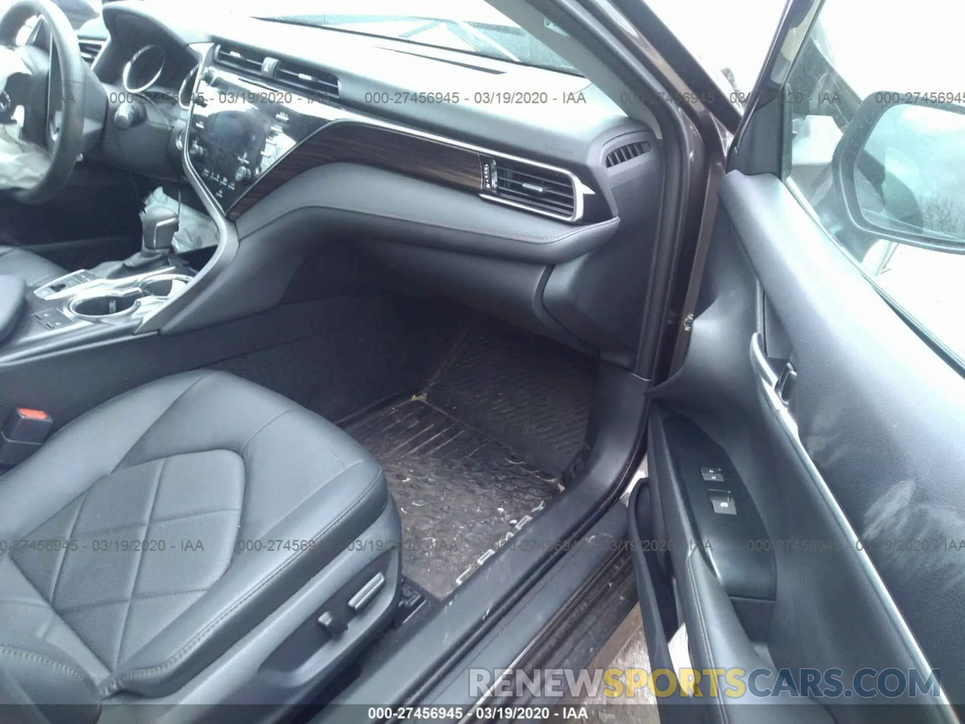 5 fotografías del automóvil dañado 4T1BZ1HK4KU022648 TOYOTA CAMRY 2019