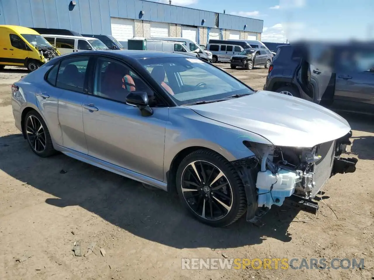 4 fotografías del automóvil dañado 4T1BZ1HK4KU024304 TOYOTA CAMRY 2019