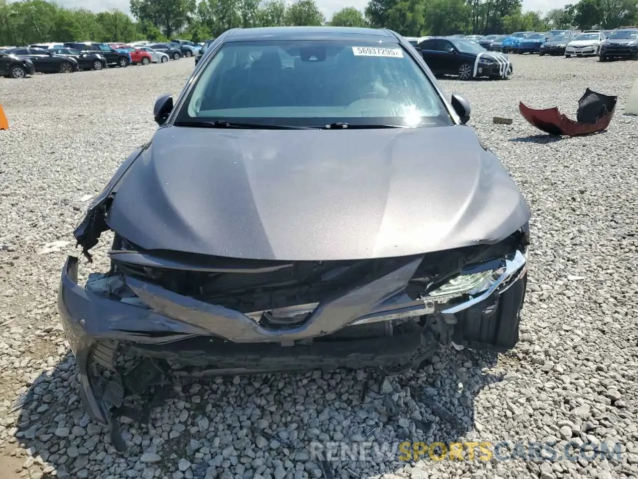 5 fotografías del automóvil dañado 4T1BZ1HK5KU027471 TOYOTA CAMRY 2019