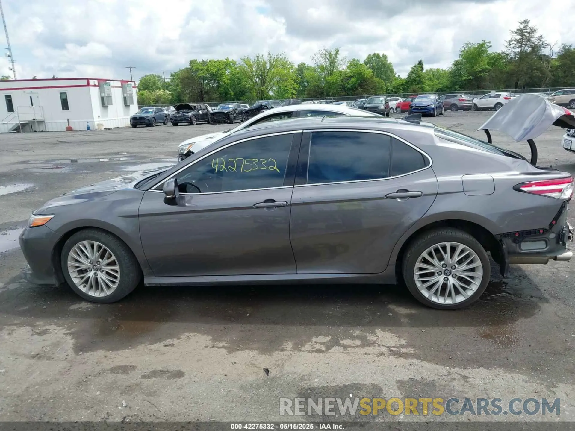 15 fotografías del automóvil dañado 4T1BZ1HK7KU031229 TOYOTA CAMRY 2019
