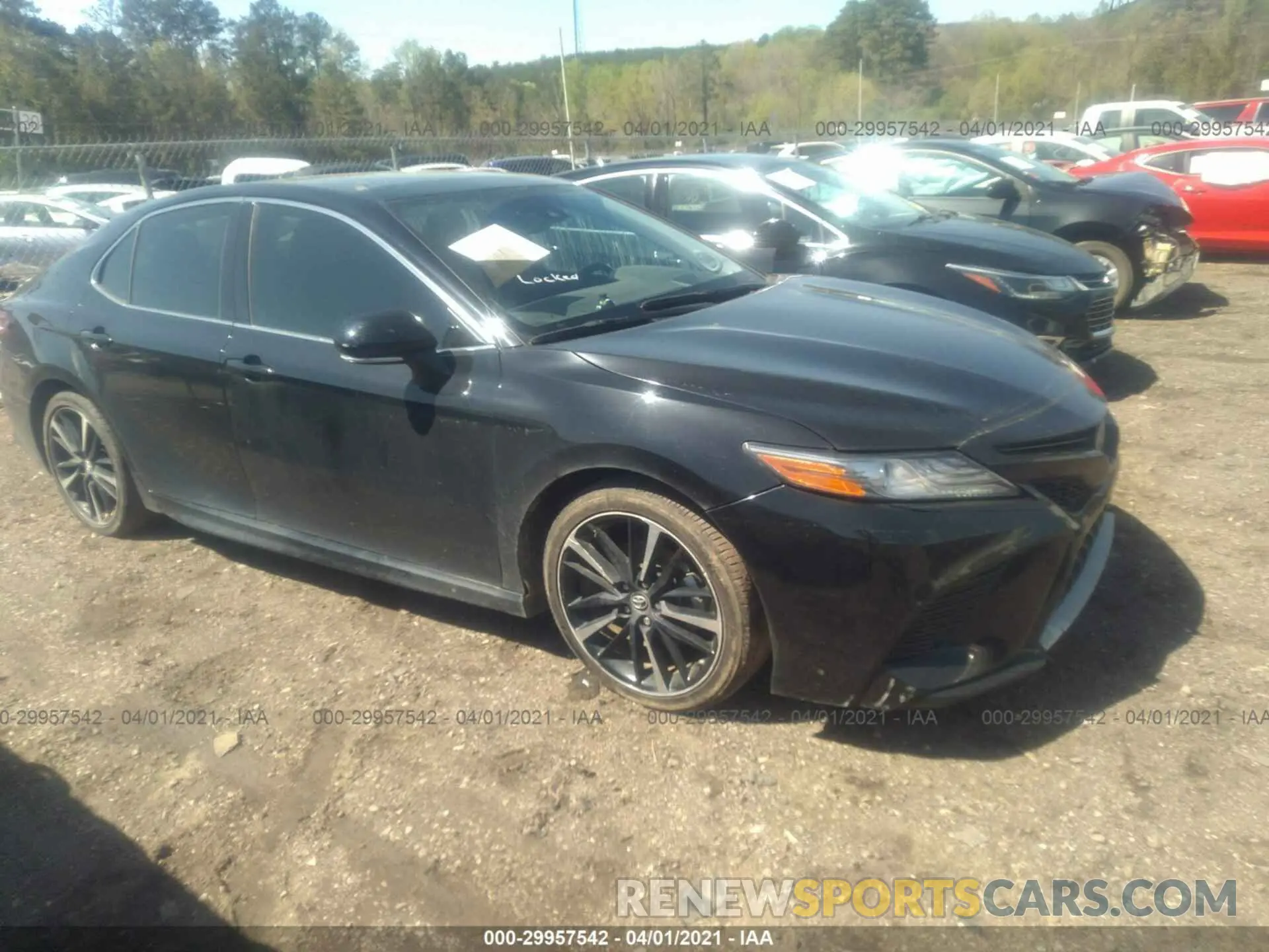 1 fotografías del automóvil dañado 4T1BZ1HK7KU033045 TOYOTA CAMRY 2019