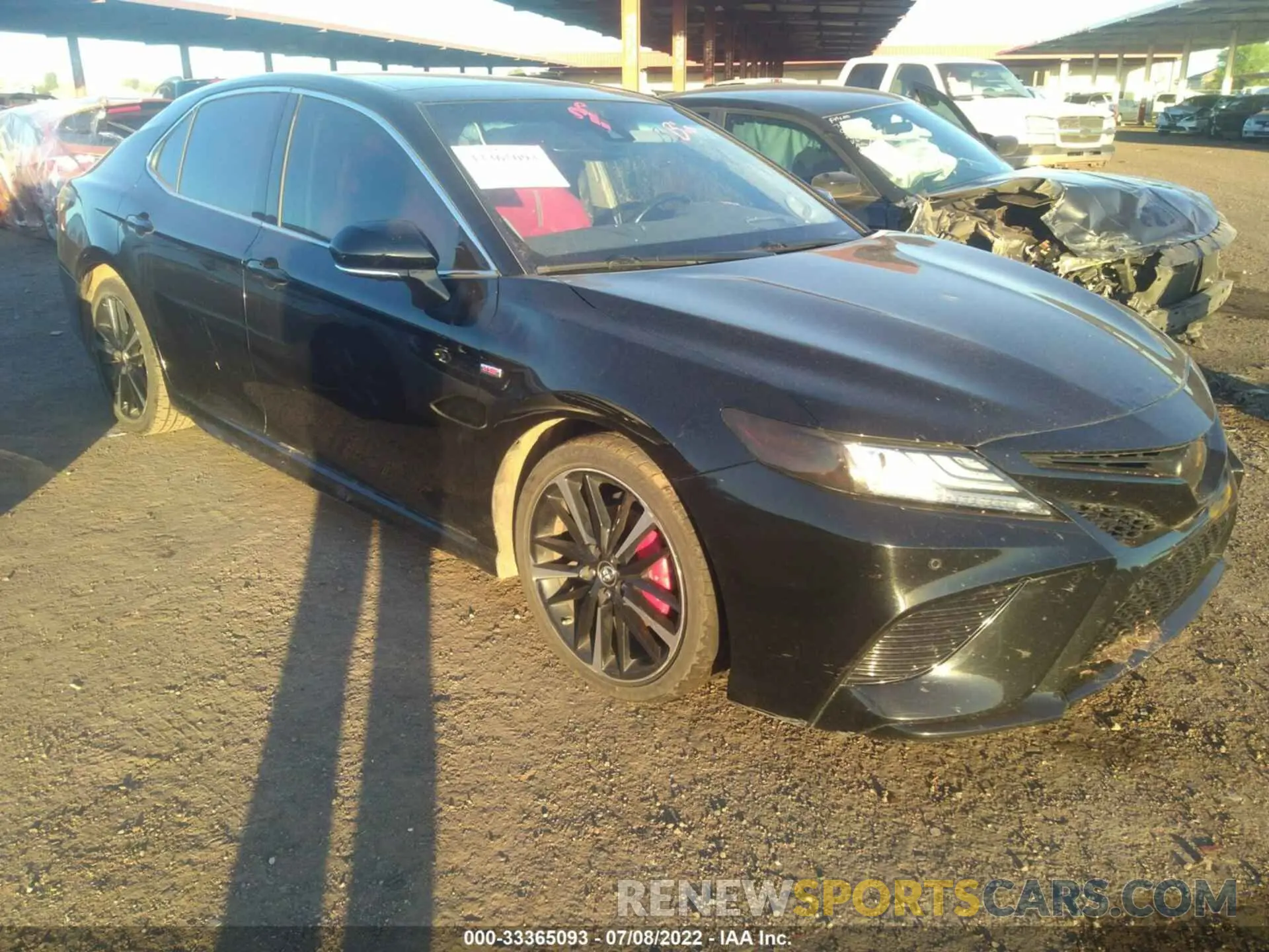 1 fotografías del automóvil dañado 4T1BZ1HK7KU508161 TOYOTA CAMRY 2019