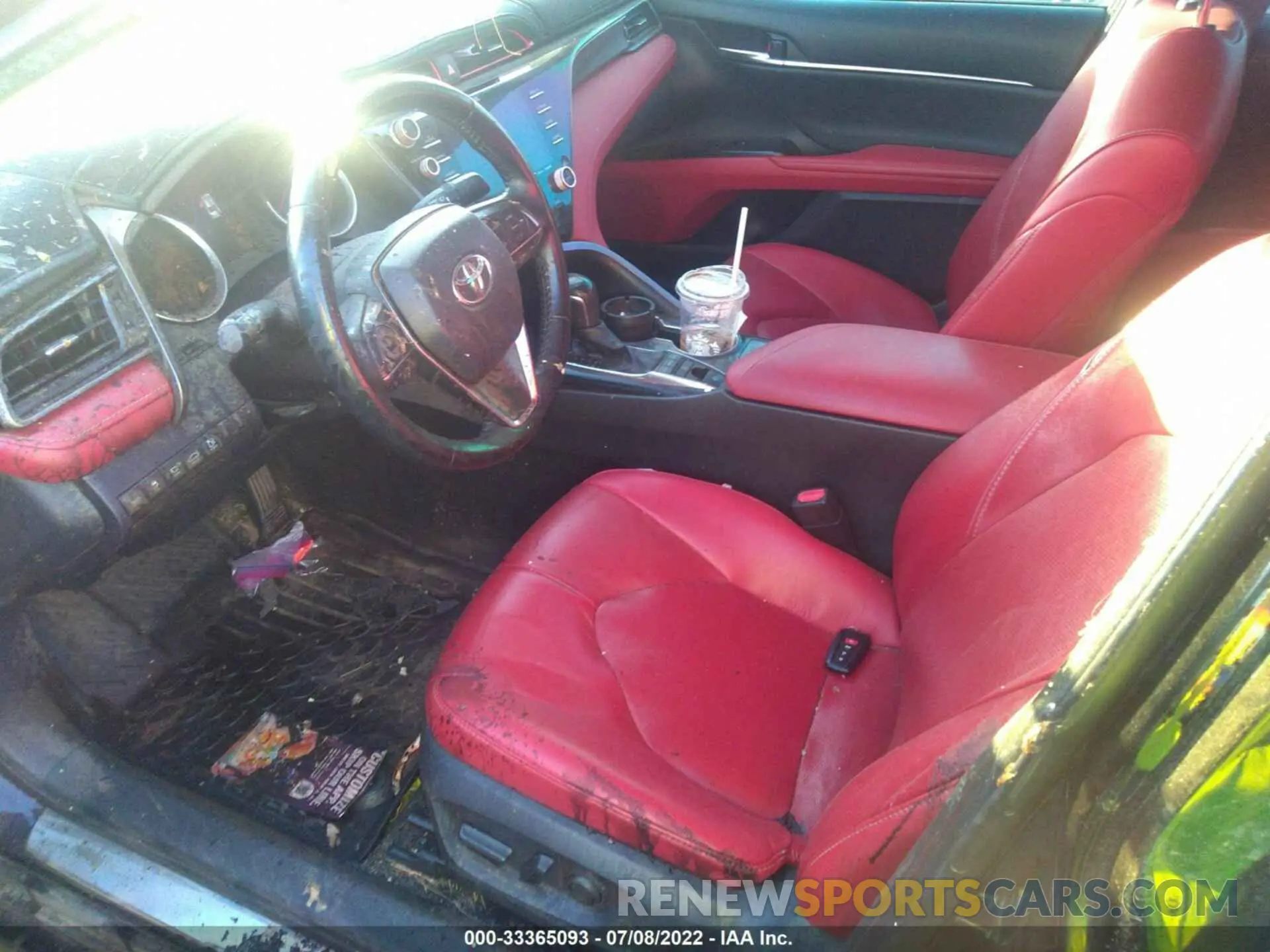 5 fotografías del automóvil dañado 4T1BZ1HK7KU508161 TOYOTA CAMRY 2019