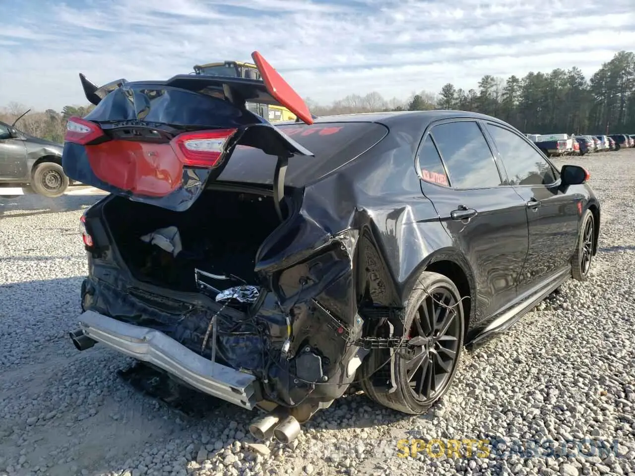 4 fotografías del automóvil dañado 4T1BZ1HK7KU509522 TOYOTA CAMRY 2019