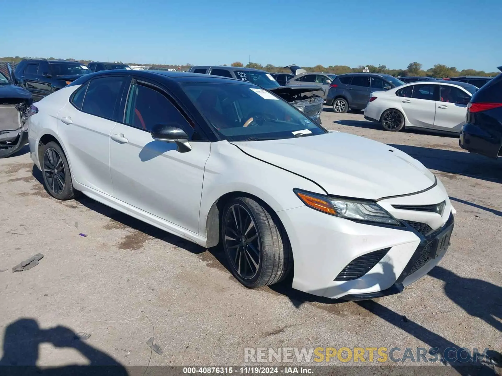 1 fotografías del automóvil dañado 4T1BZ1HK8KU028789 TOYOTA CAMRY 2019