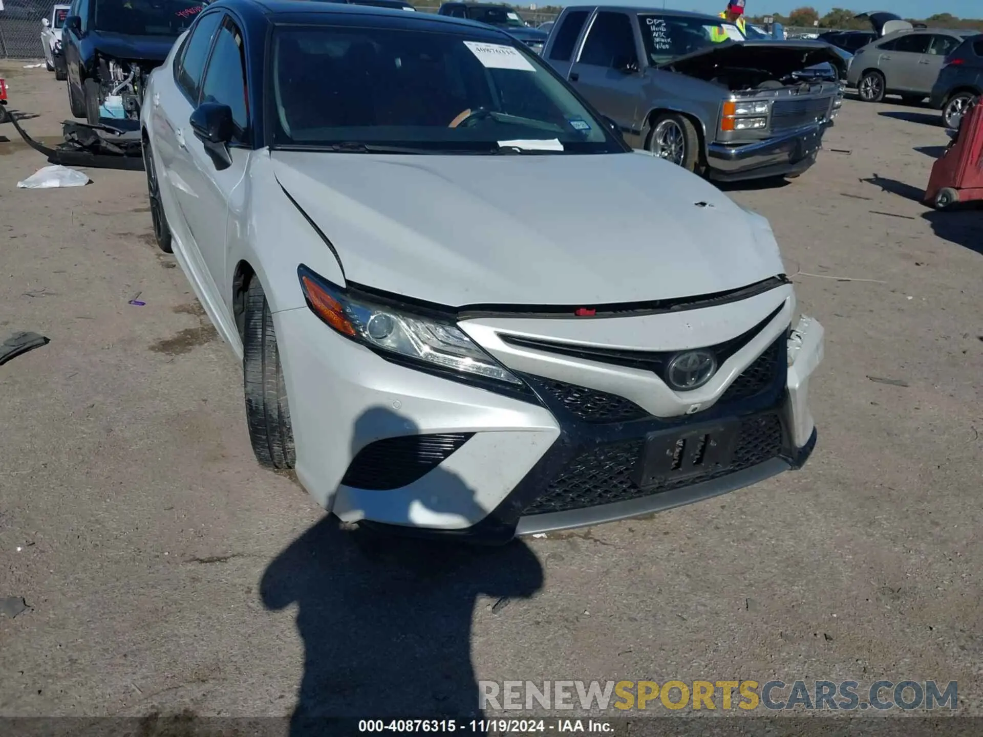 6 fotografías del automóvil dañado 4T1BZ1HK8KU028789 TOYOTA CAMRY 2019