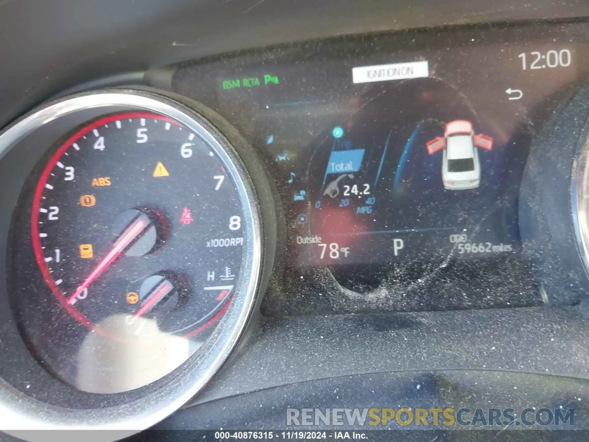 7 fotografías del automóvil dañado 4T1BZ1HK8KU028789 TOYOTA CAMRY 2019