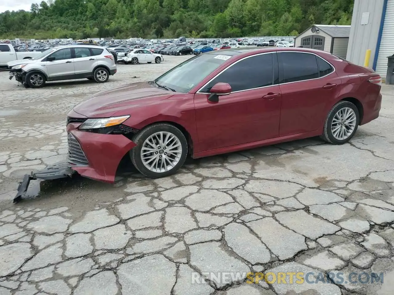 1 fotografías del automóvil dañado 4T1BZ1HK8KU507391 TOYOTA CAMRY 2019