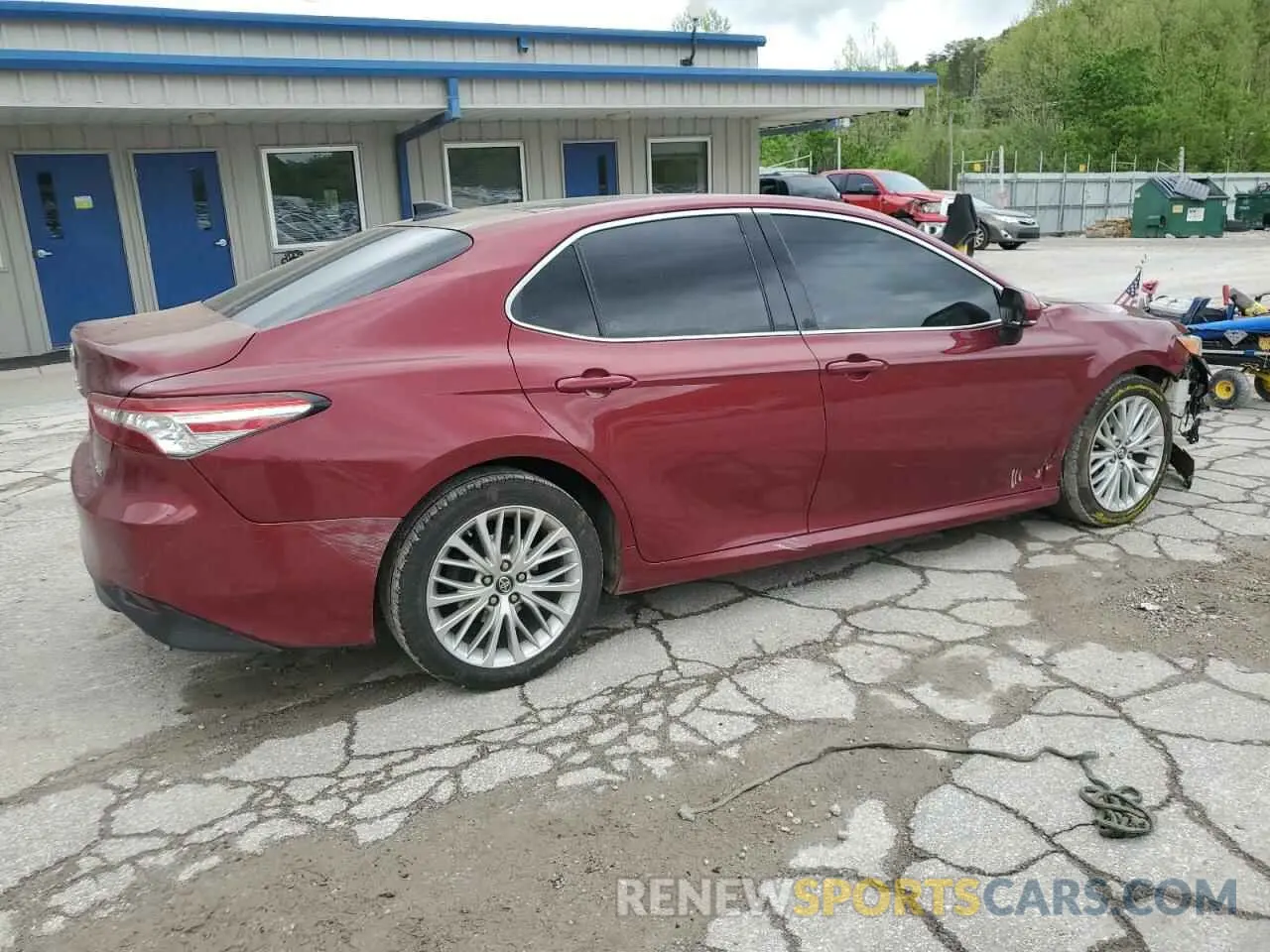 3 fotografías del automóvil dañado 4T1BZ1HK8KU507391 TOYOTA CAMRY 2019