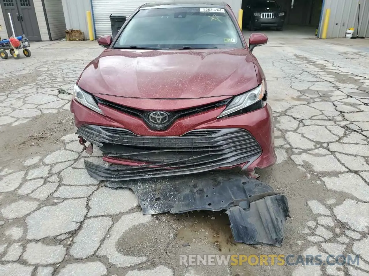 5 fotografías del automóvil dañado 4T1BZ1HK8KU507391 TOYOTA CAMRY 2019