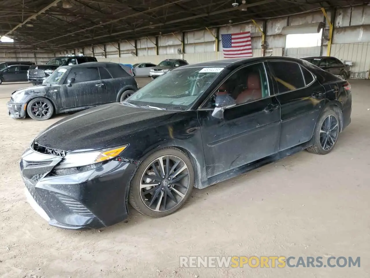 1 fotografías del automóvil dañado 4T1BZ1HK9KU022371 TOYOTA CAMRY 2019
