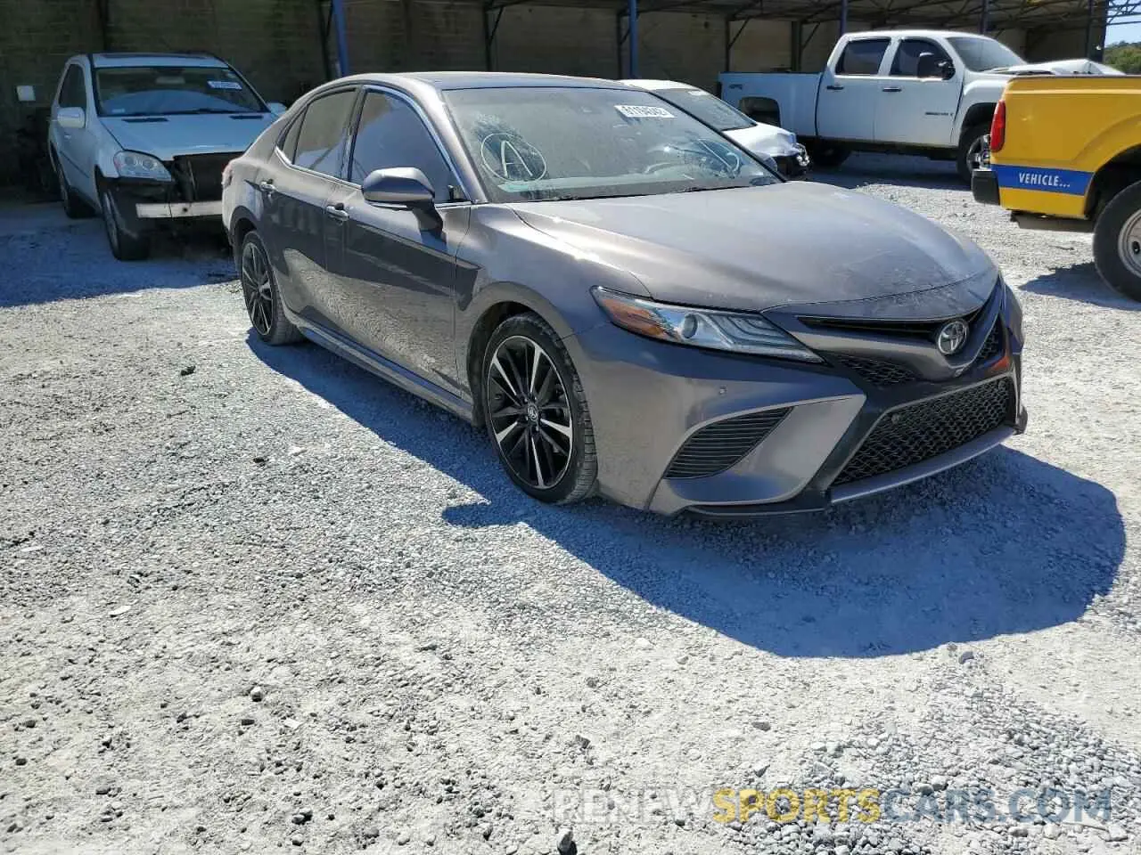 1 fotografías del automóvil dañado 4T1BZ1HK9KU023696 TOYOTA CAMRY 2019