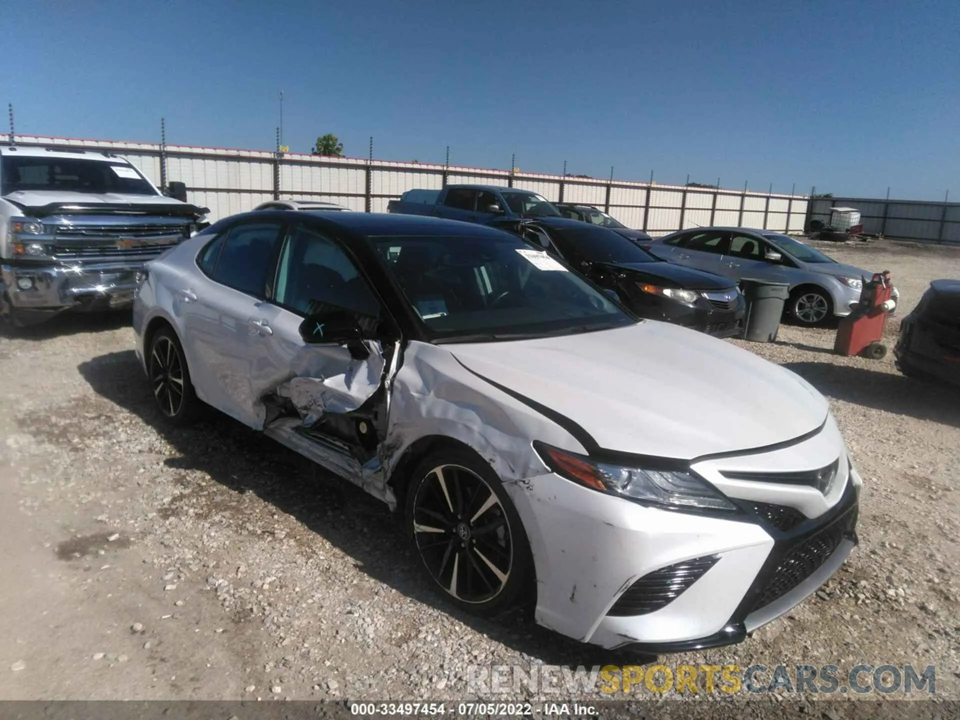1 fotografías del automóvil dañado 4T1BZ1HKXKU031595 TOYOTA CAMRY 2019