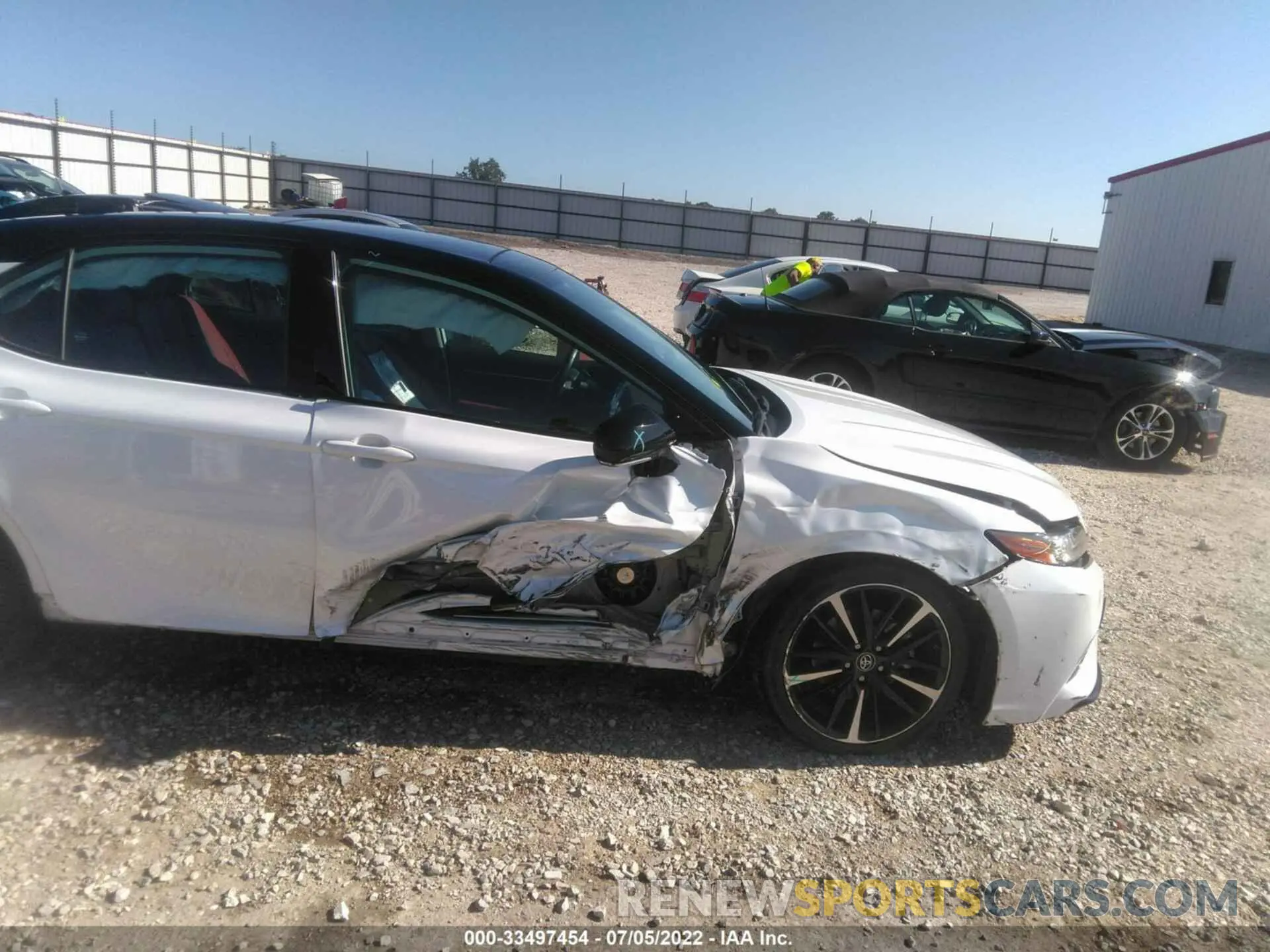 6 fotografías del automóvil dañado 4T1BZ1HKXKU031595 TOYOTA CAMRY 2019
