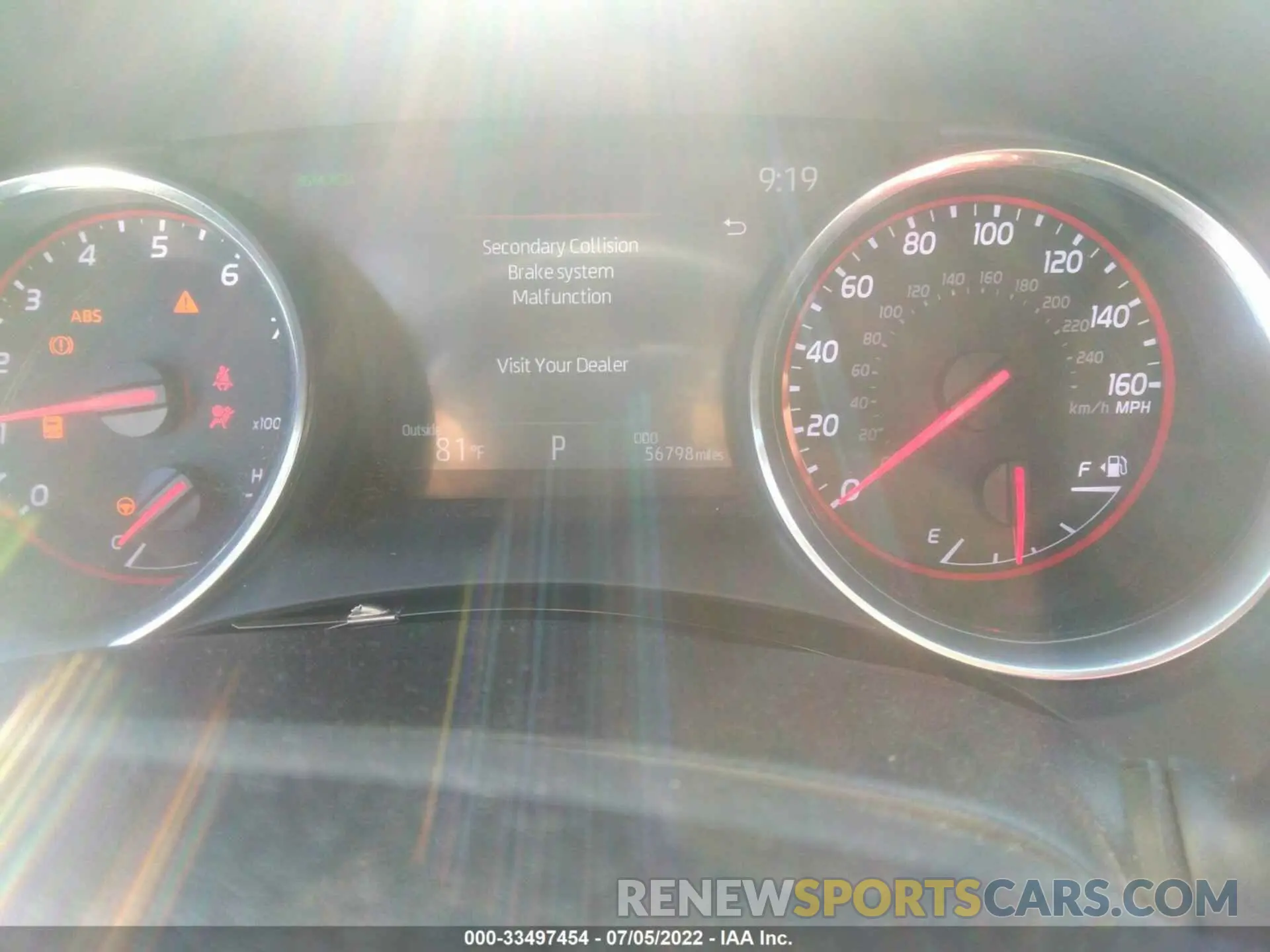 7 fotografías del automóvil dañado 4T1BZ1HKXKU031595 TOYOTA CAMRY 2019