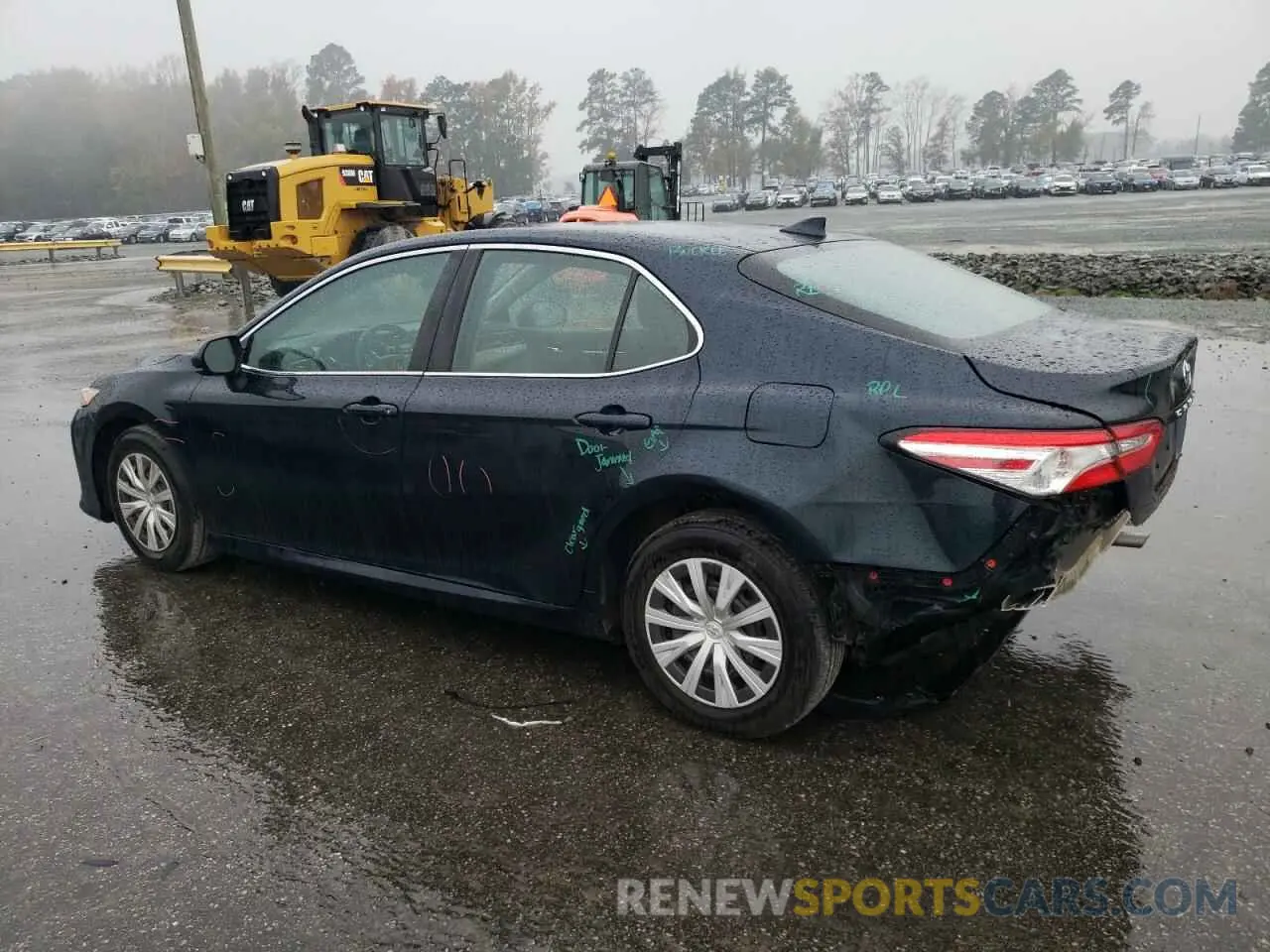 2 fotografías del automóvil dañado 4T1A11AK3LU970358 TOYOTA CAMRY 2020