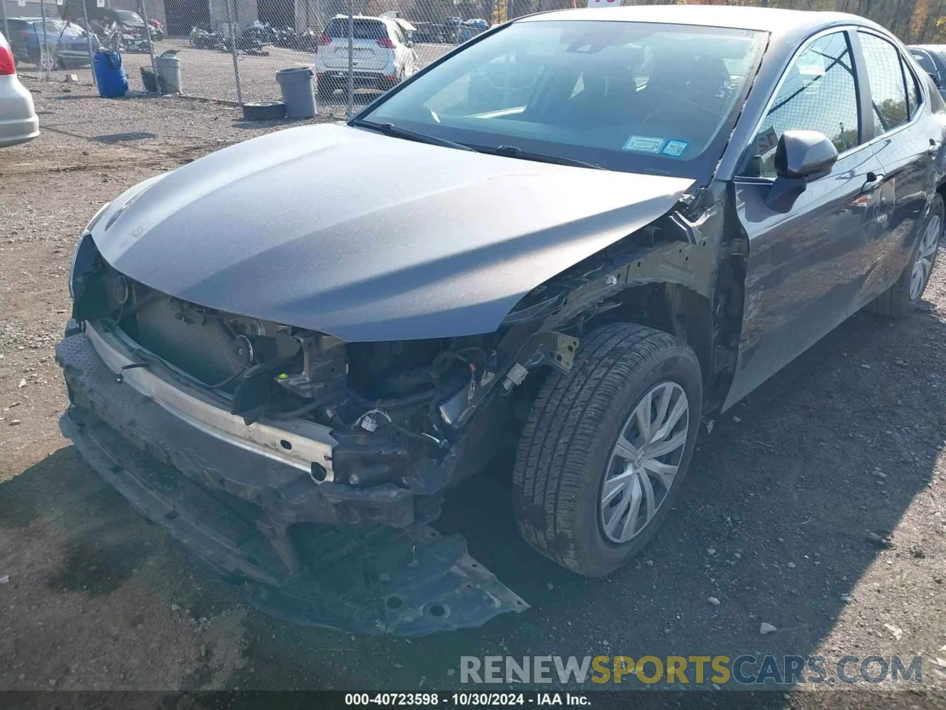 6 fotografías del automóvil dañado 4T1A11AKXLU978537 TOYOTA CAMRY 2020