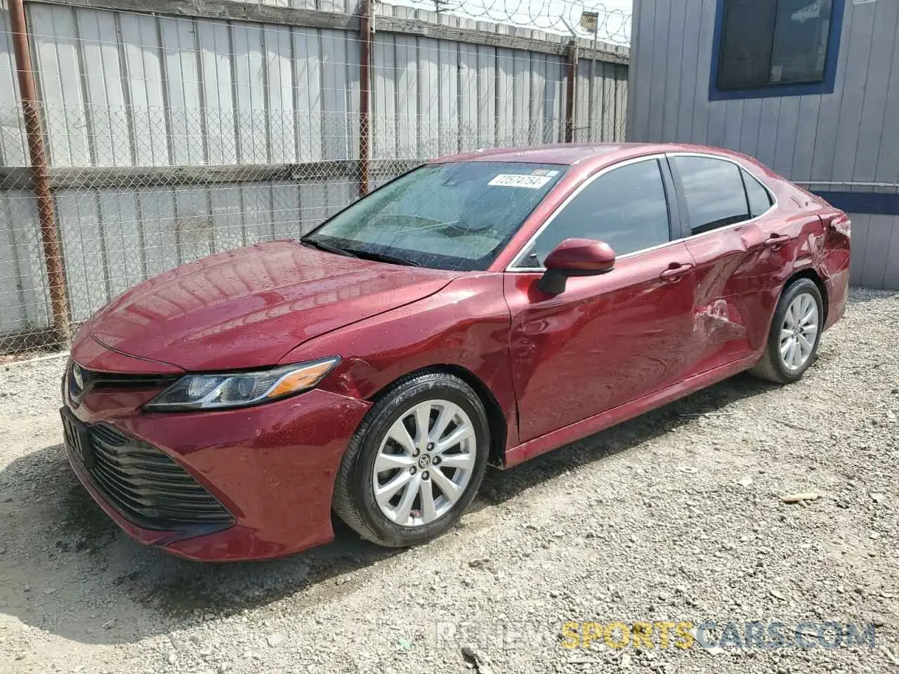 1 fotografías del automóvil dañado 4T1C11AK0LU373418 TOYOTA CAMRY 2020