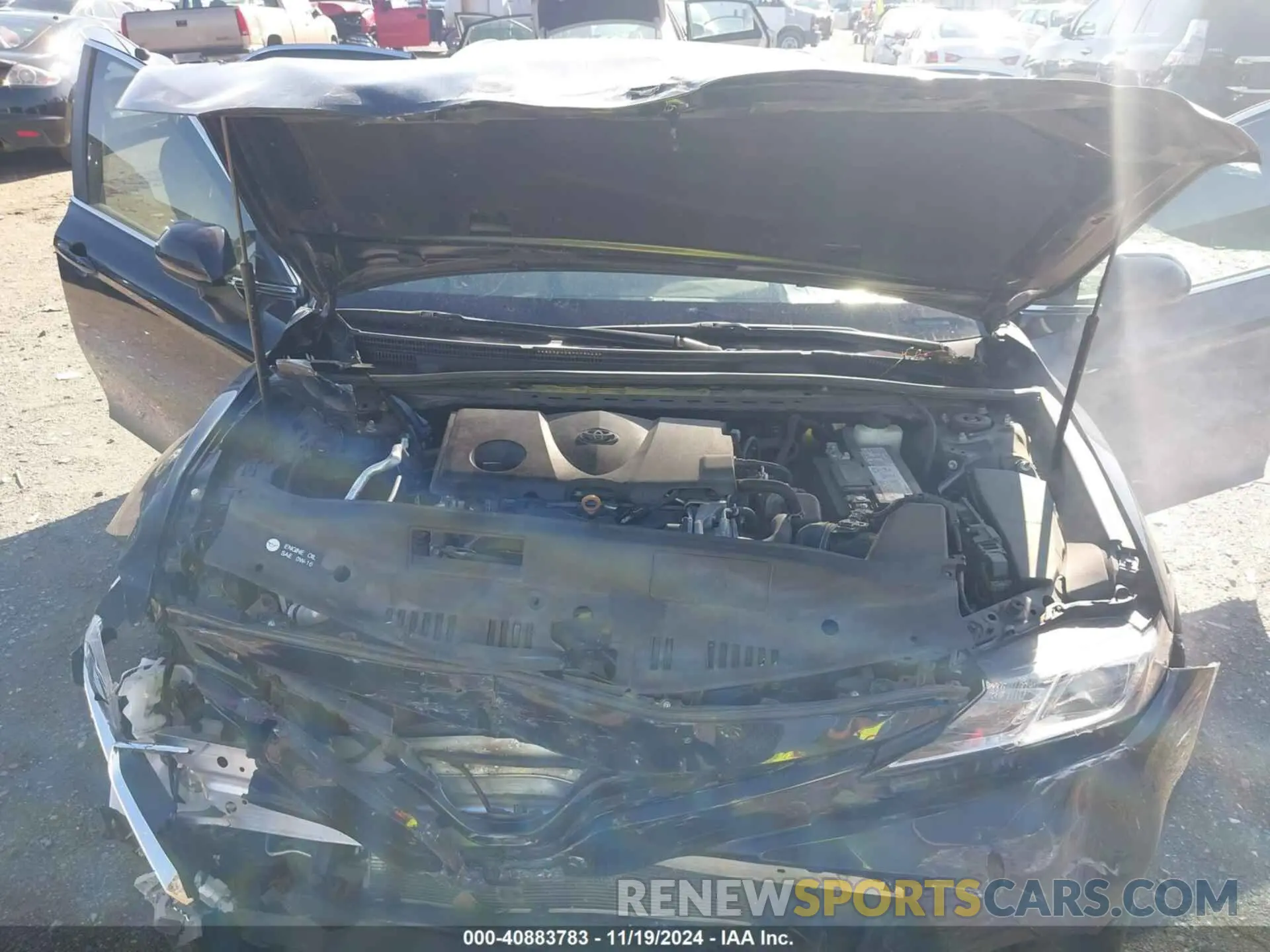 10 fotografías del automóvil dañado 4T1C11AK0LU383267 TOYOTA CAMRY 2020
