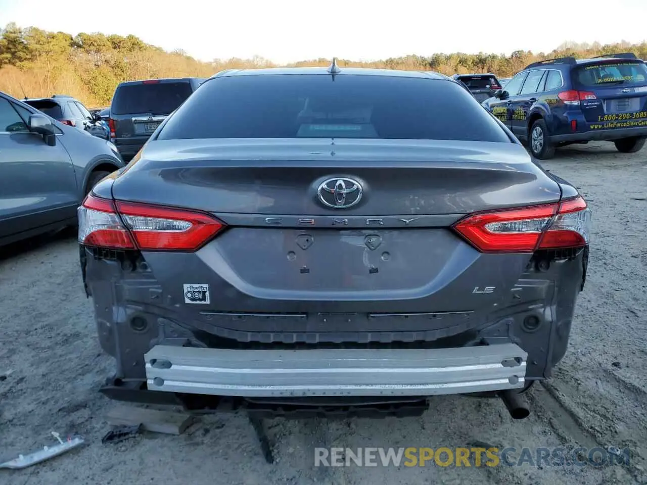 6 fotografías del automóvil dañado 4T1C11AK0LU898592 TOYOTA CAMRY 2020