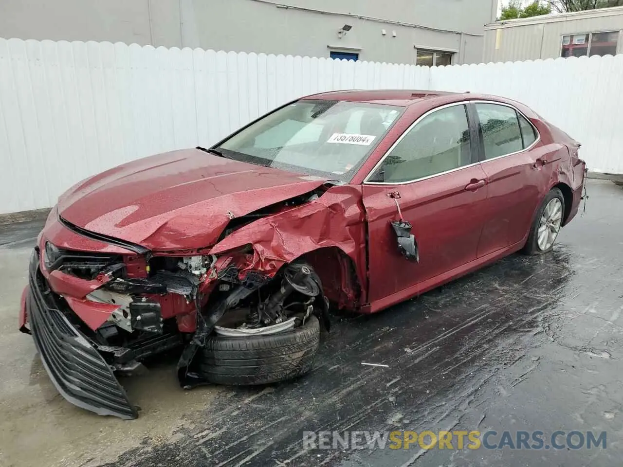 1 fotografías del automóvil dañado 4T1C11AK0LU940663 TOYOTA CAMRY 2020