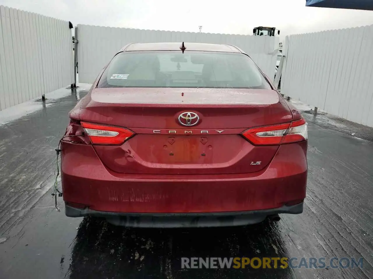 6 fotografías del automóvil dañado 4T1C11AK0LU940663 TOYOTA CAMRY 2020