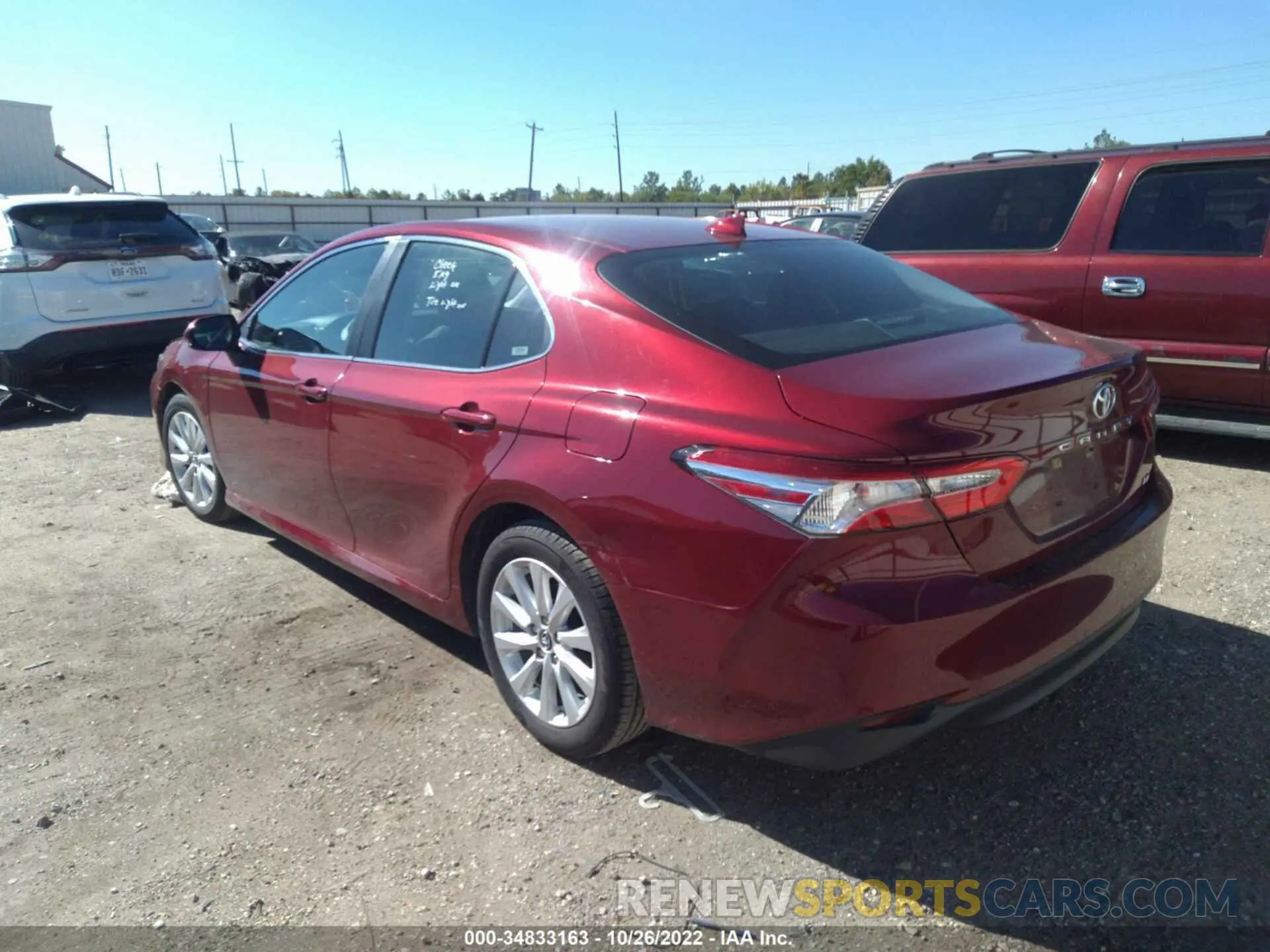 3 fotografías del automóvil dañado 4T1C11AK0LU941974 TOYOTA CAMRY 2020
