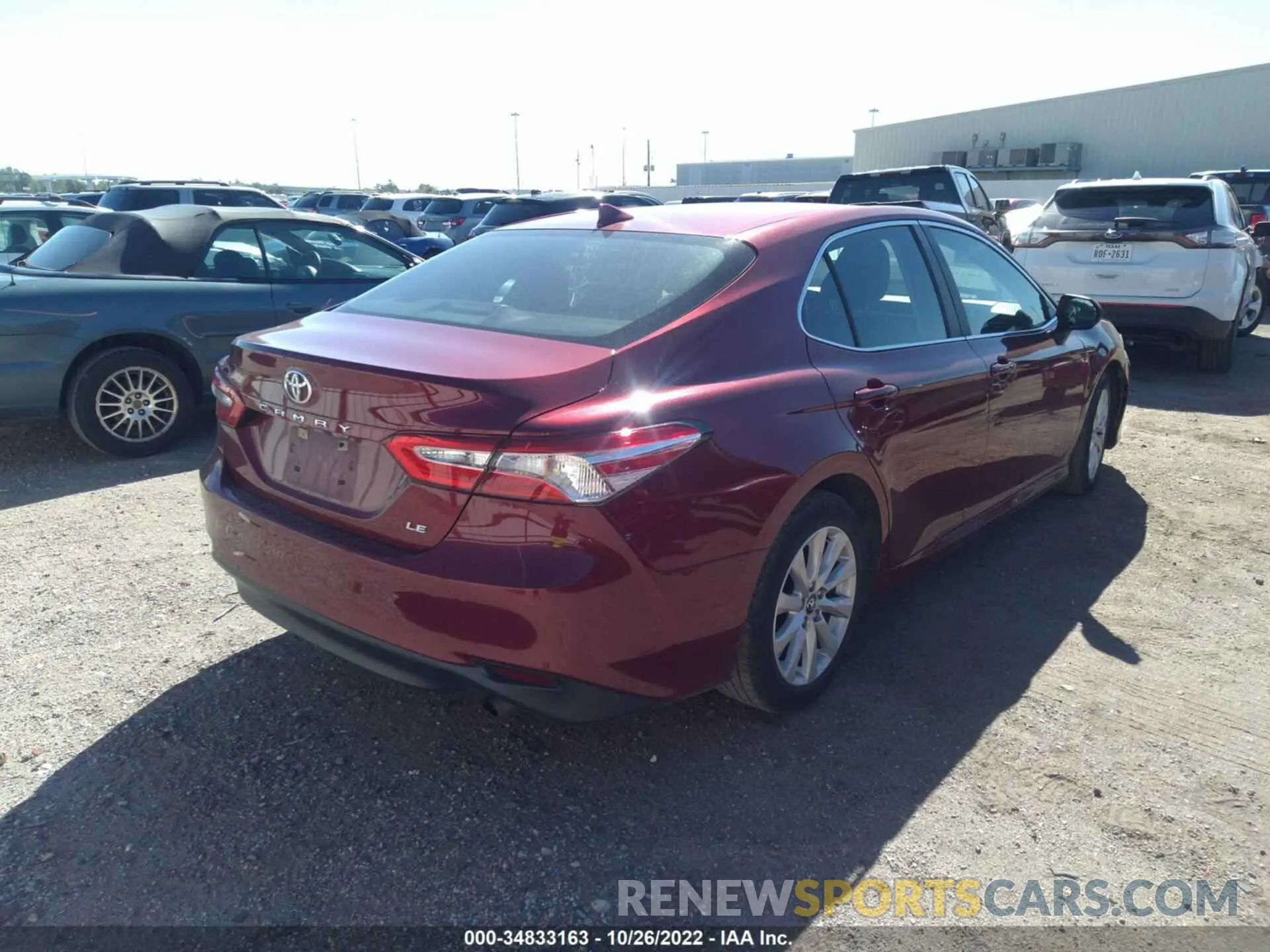 4 fotografías del automóvil dañado 4T1C11AK0LU941974 TOYOTA CAMRY 2020