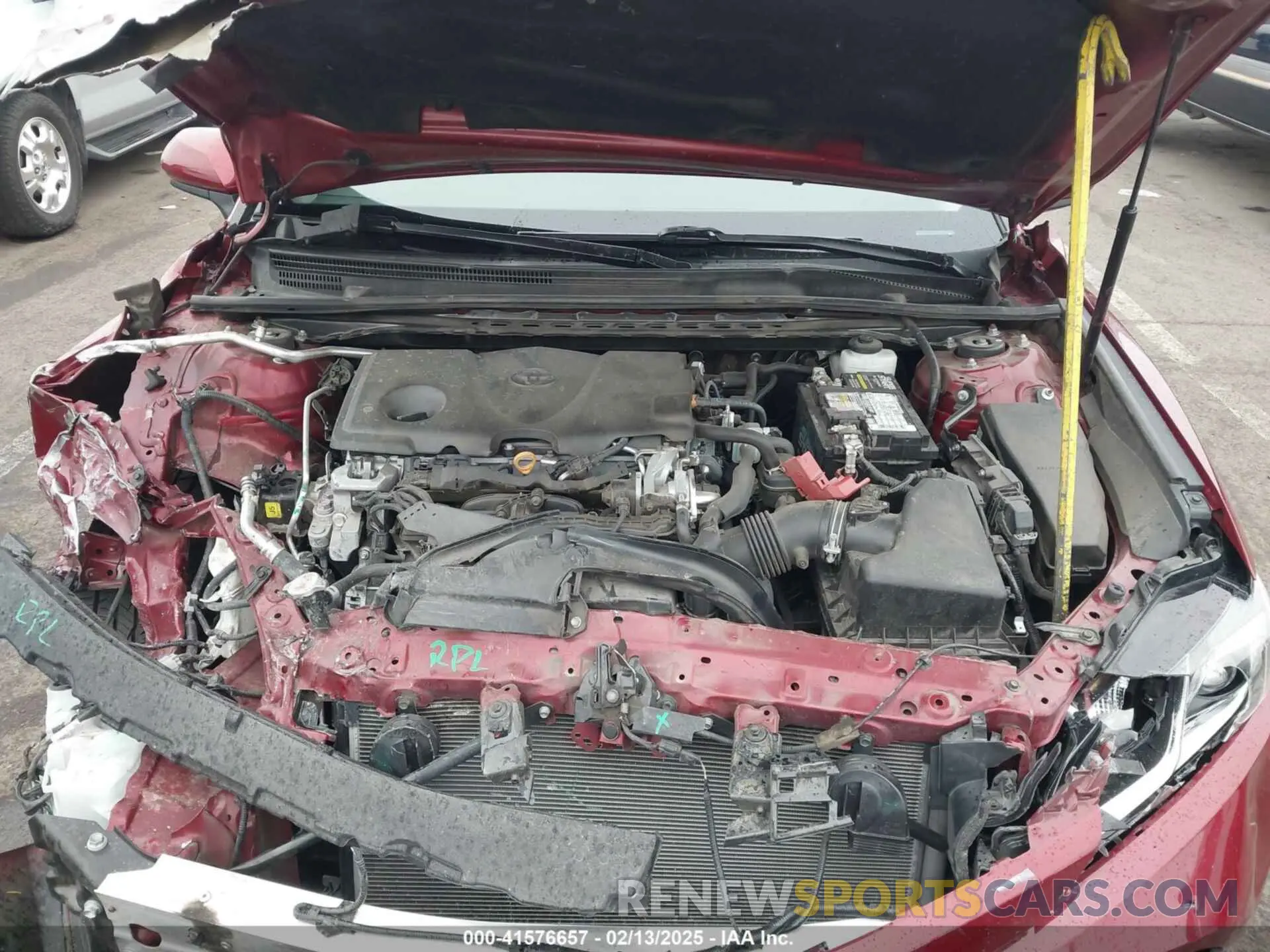 10 fotografías del automóvil dañado 4T1C11AK0LU954420 TOYOTA CAMRY 2020