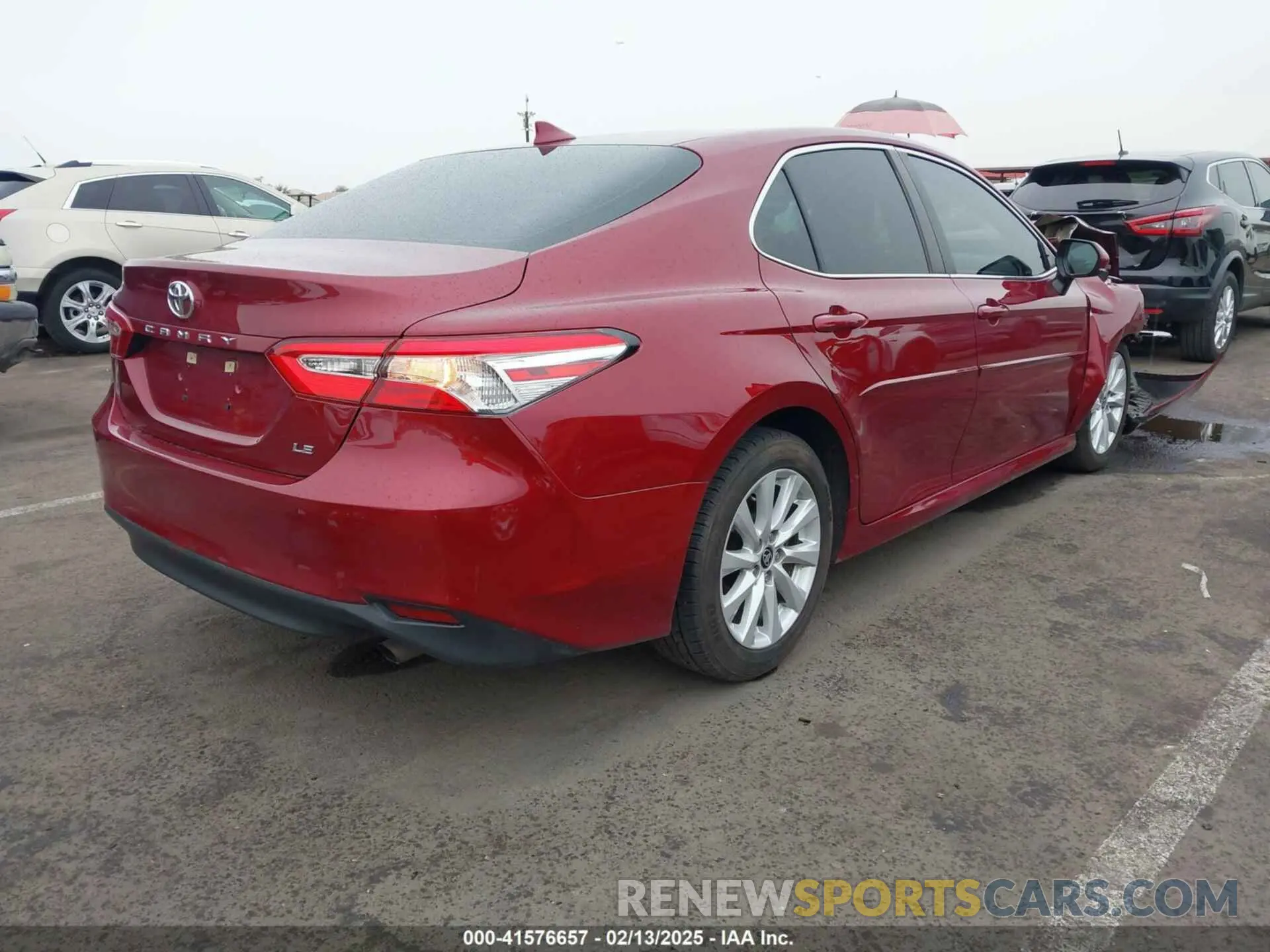 4 fotografías del automóvil dañado 4T1C11AK0LU954420 TOYOTA CAMRY 2020