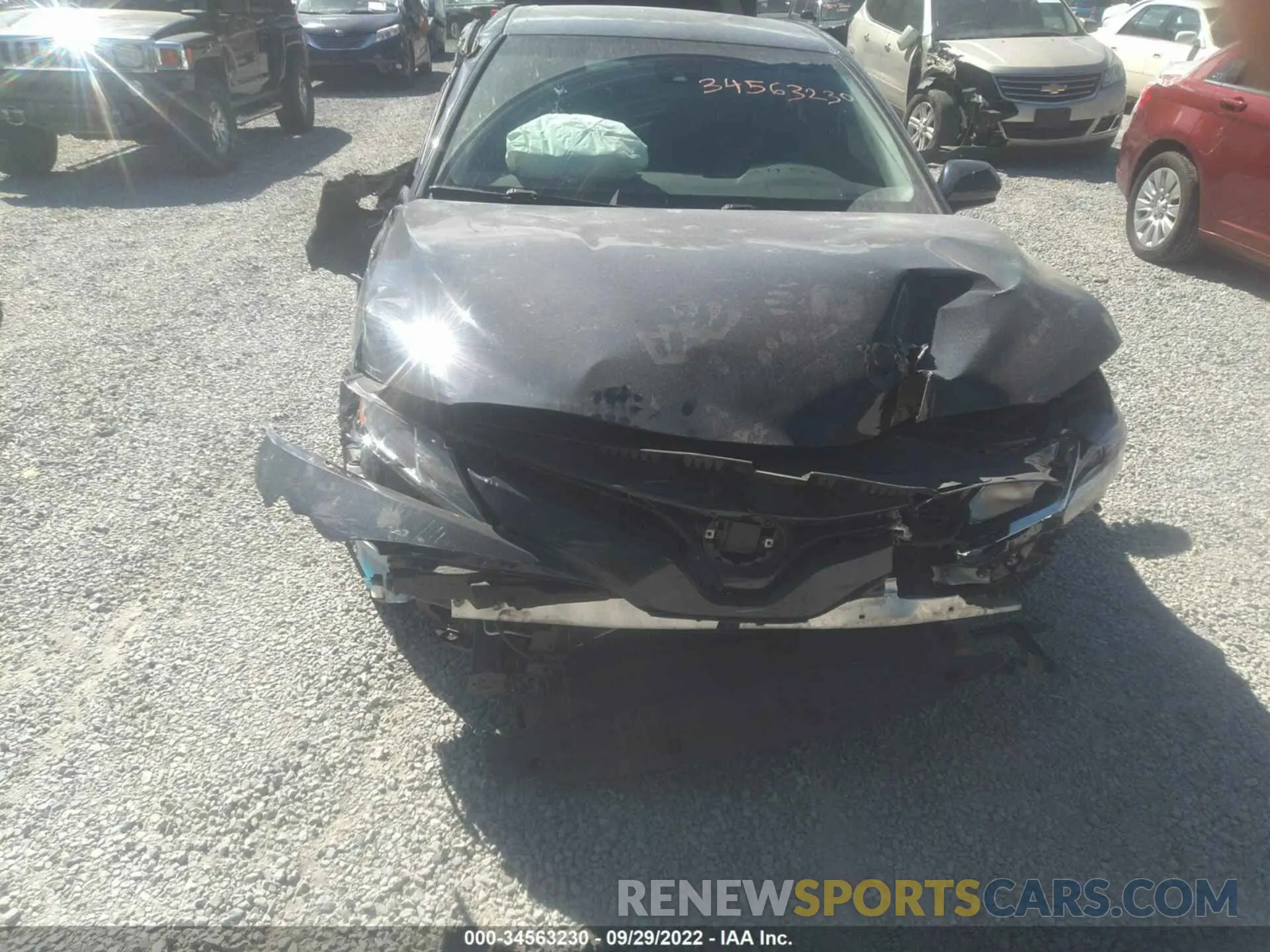 6 fotografías del automóvil dañado 4T1C11AK0LU993184 TOYOTA CAMRY 2020
