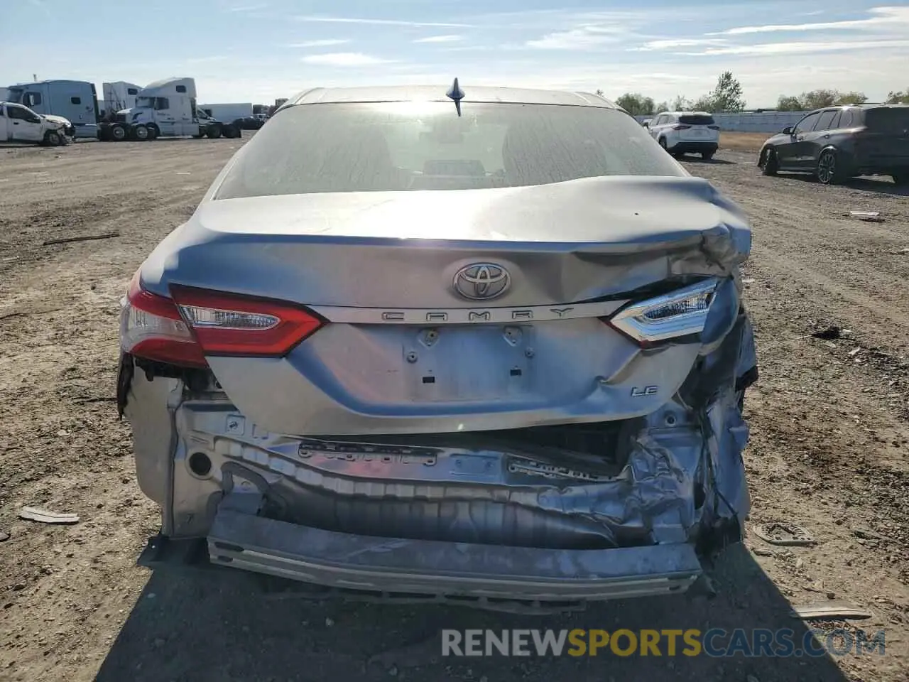 6 fotografías del automóvil dañado 4T1C11AK1LU314300 TOYOTA CAMRY 2020
