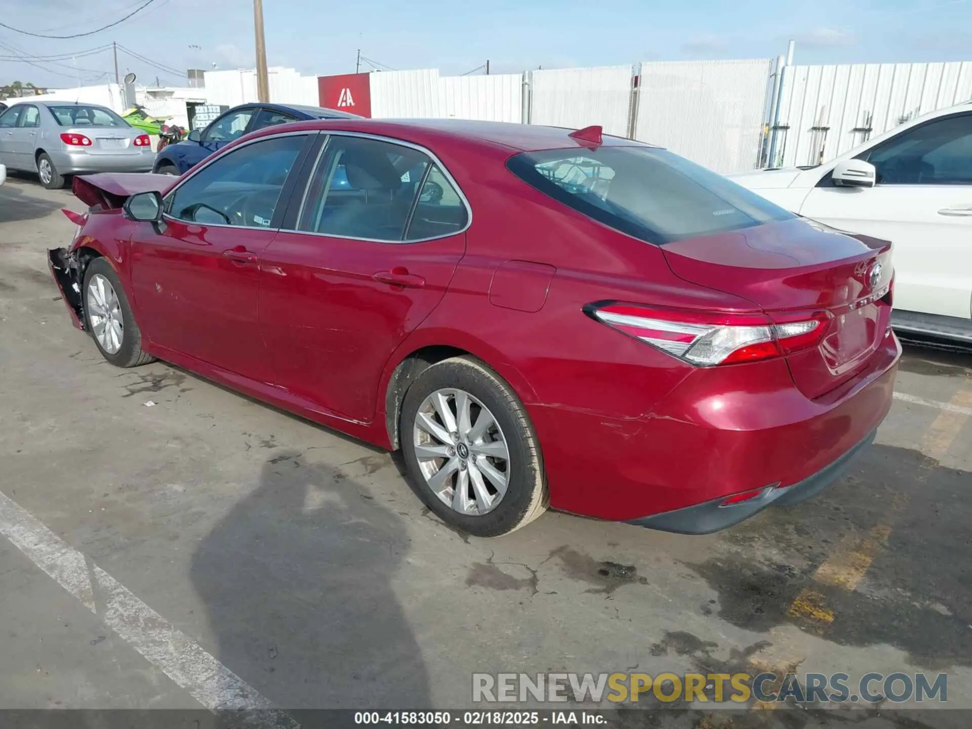 3 fotografías del automóvil dañado 4T1C11AK1LU344865 TOYOTA CAMRY 2020