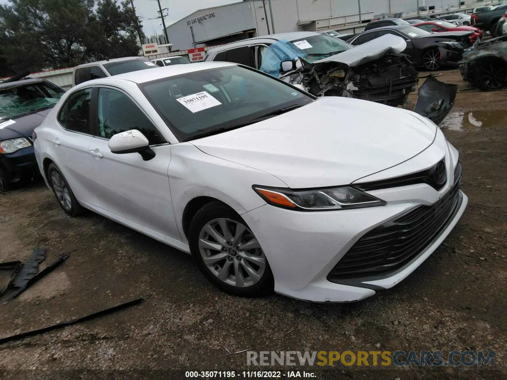 1 fotografías del automóvil dañado 4T1C11AK1LU358264 TOYOTA CAMRY 2020