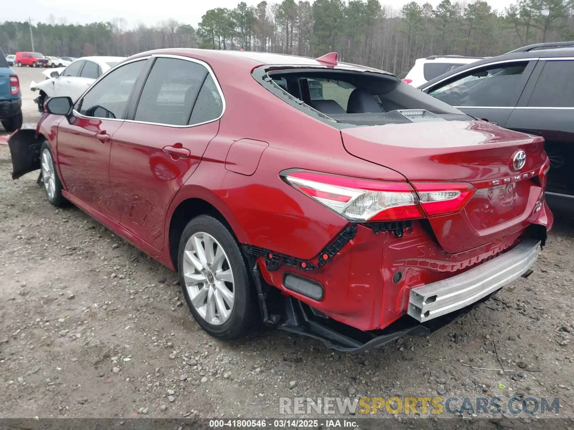 3 fotografías del automóvil dañado 4T1C11AK1LU359477 TOYOTA CAMRY 2020