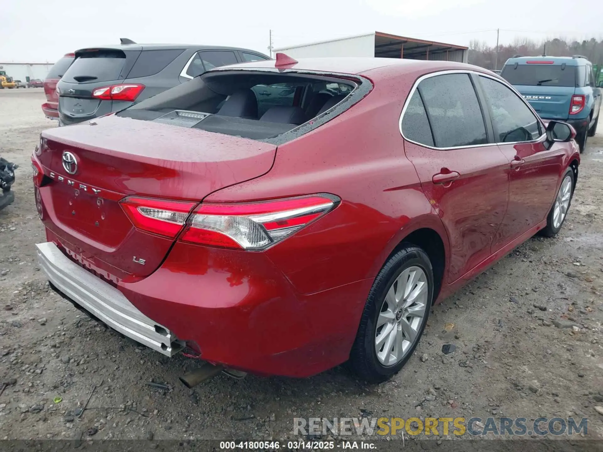 4 fotografías del automóvil dañado 4T1C11AK1LU359477 TOYOTA CAMRY 2020
